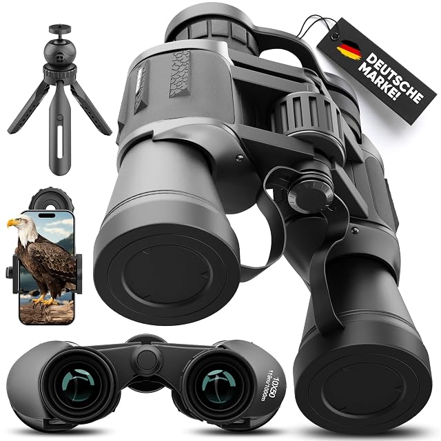 Binocolo Adler Focus 10x50 con ampie conchiglie oculari