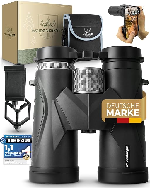 Binocolo Weidenberger 12x42 in magnesio nero