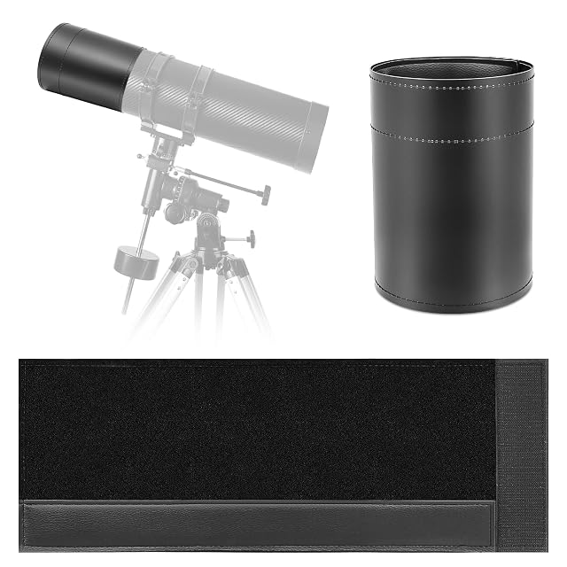 Paraluce antirugiada flessibile Astromania avvolto su un tubo di telescopio
