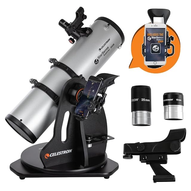 Dobson da tavolo Celestron StarSense Explorer 130 con supporto per telefono