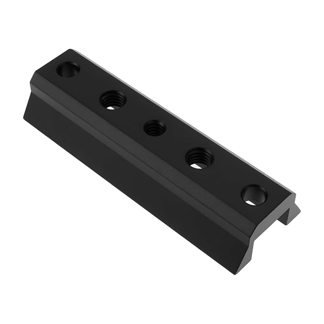 Base a coda di rondine per cercatore SG Store da 90 mm in alluminio nero