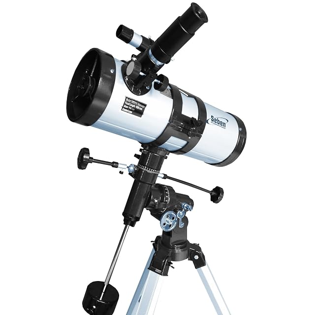 Riflettore Seben Star Sheriff 114/1000 sulla sua montatura EQ-3