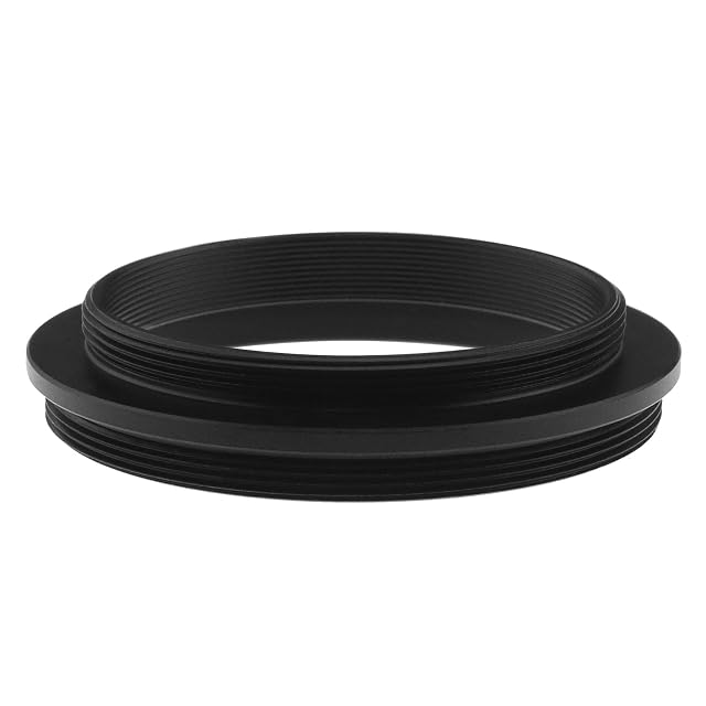 Anello adattatore ECSiNG da M48 a M42 in alluminio anodizzato nero