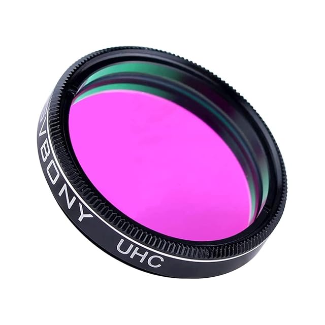 Filtro per nebulose UHC SVBONY da 31,75 mm nella sua custodia