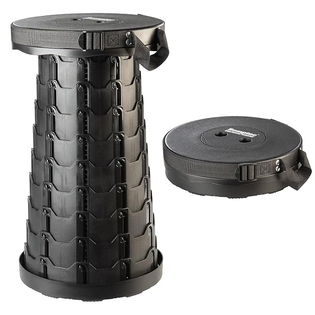 Sgabello telescopico Semptec con cinghia di trasporto