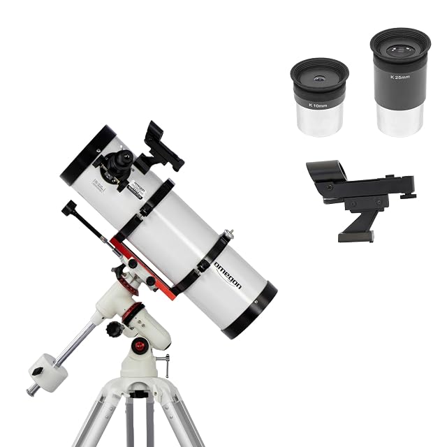 Riflettore Omegon Advanced 130/650 sulla sua montatura equatoriale EQ-320